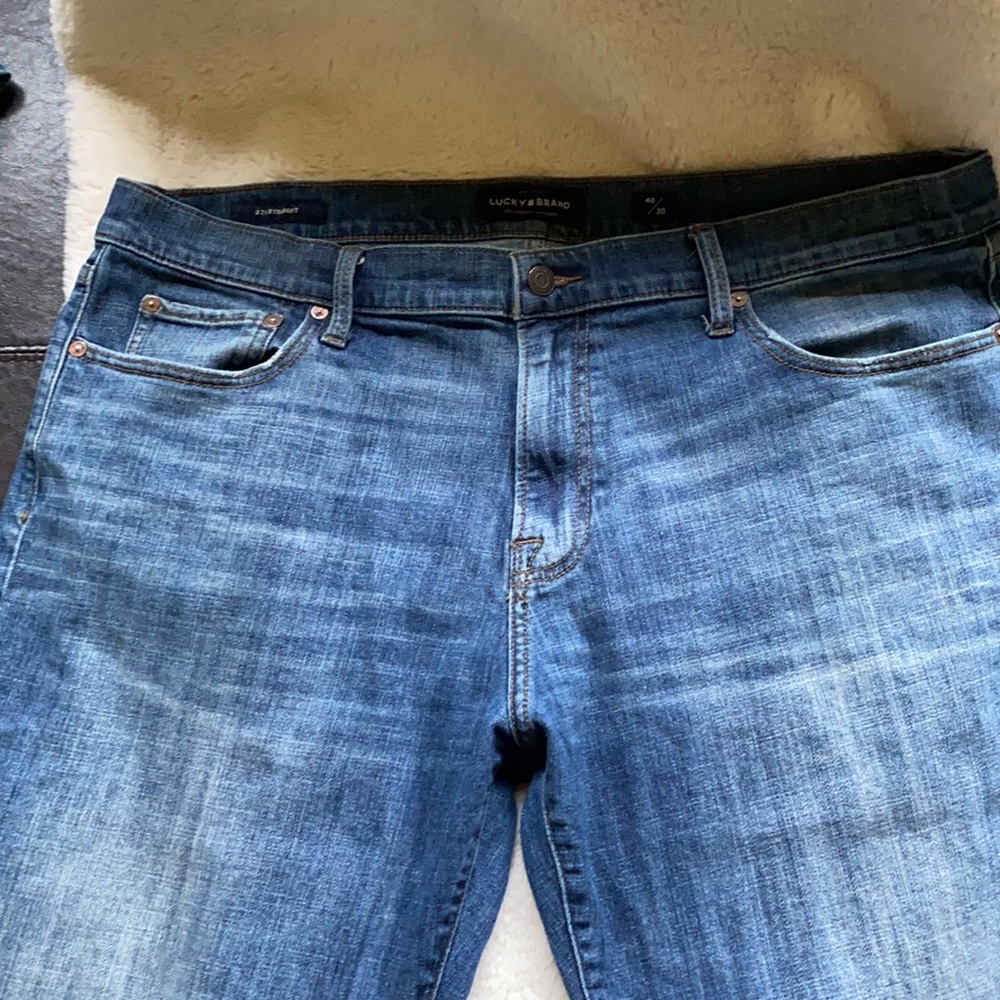 2 pair of lucky brand men’s jeans 40/30 - Picture 2 of 11